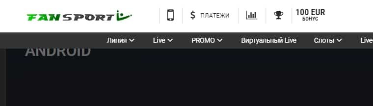 Обзор сайта  Fan Sport